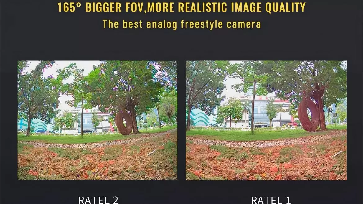 Kamera penglihatan malam Caddx 2