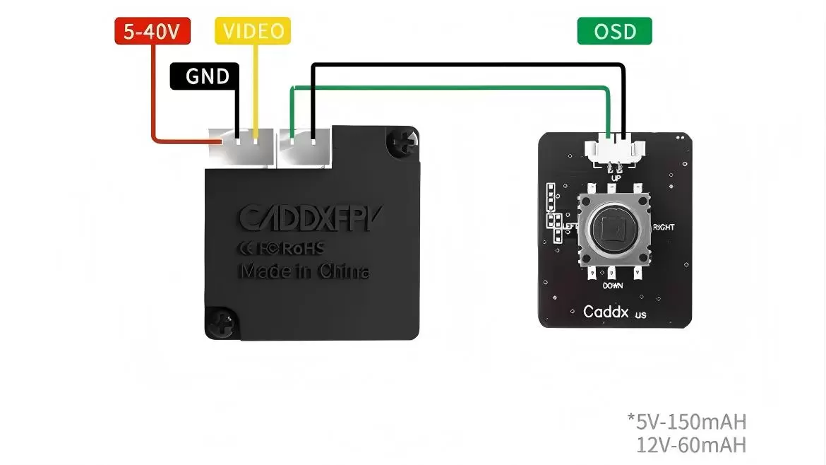 Kamera penglihatan malam Caddx 2