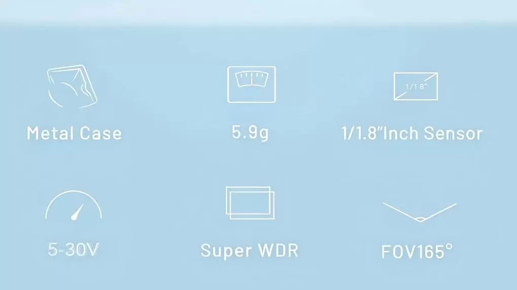 Kamera penglihatan malam Caddx 2