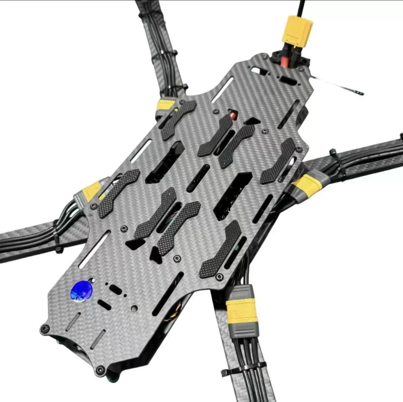Drone FPV 15 inci dengan Panduan AI dan Transmisi Serat Optik
