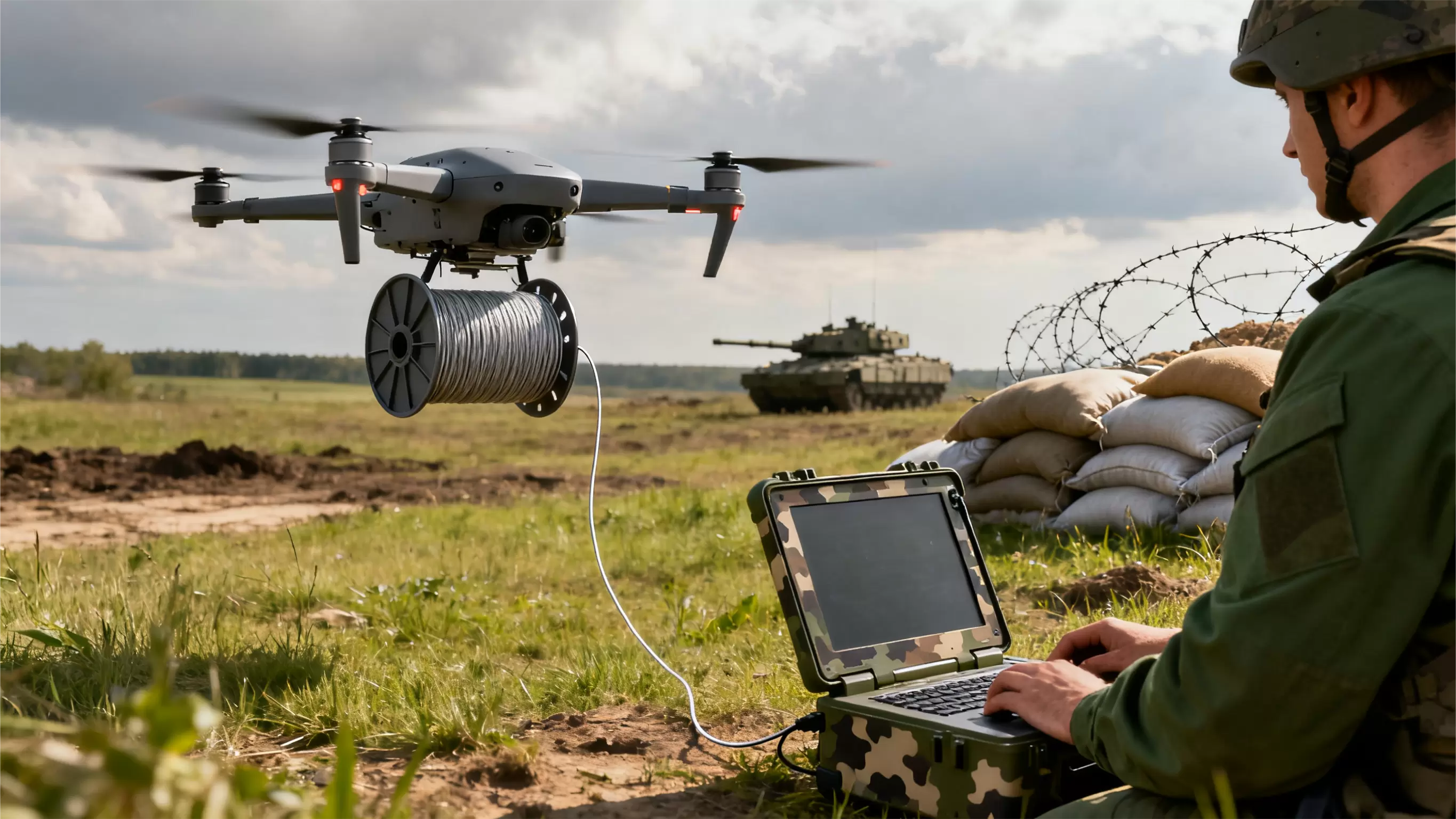 Fiber-Optic Drones: Transforming Modern Warfare in the Ukrainian Battlefield