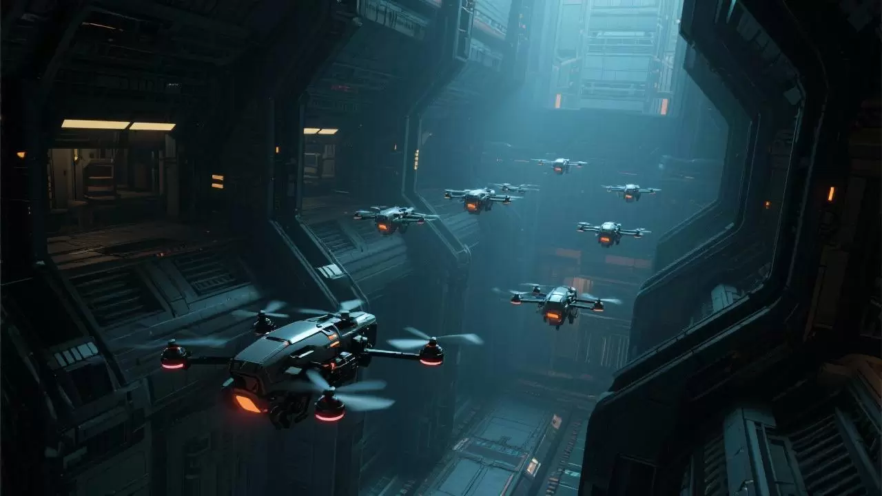 Terobosan Kecerdasan Swarm: Drone Menguasai Koordinasi Otonom di Lingkungan Dalam Ruangan yang Kompleks